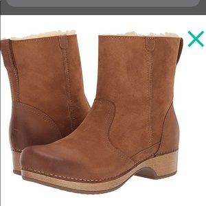 Dansko fur lined boots